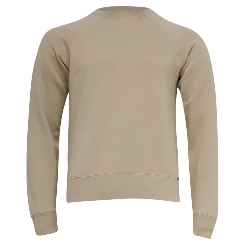 Tom Ford Garment-Dyed Jersey Sweatshirt in Ivory Cotton